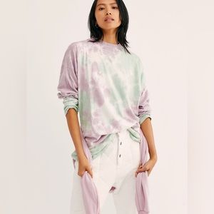 Free people- we the free- be free tunic tie dye